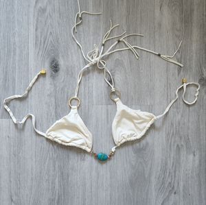 Beach bunny bronze bikini top